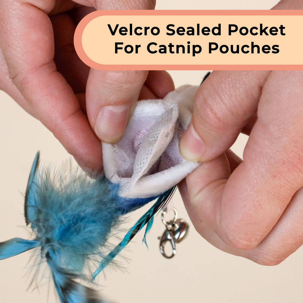 Catnip Bird Attachments (Interactive Catnip Bird Toy)